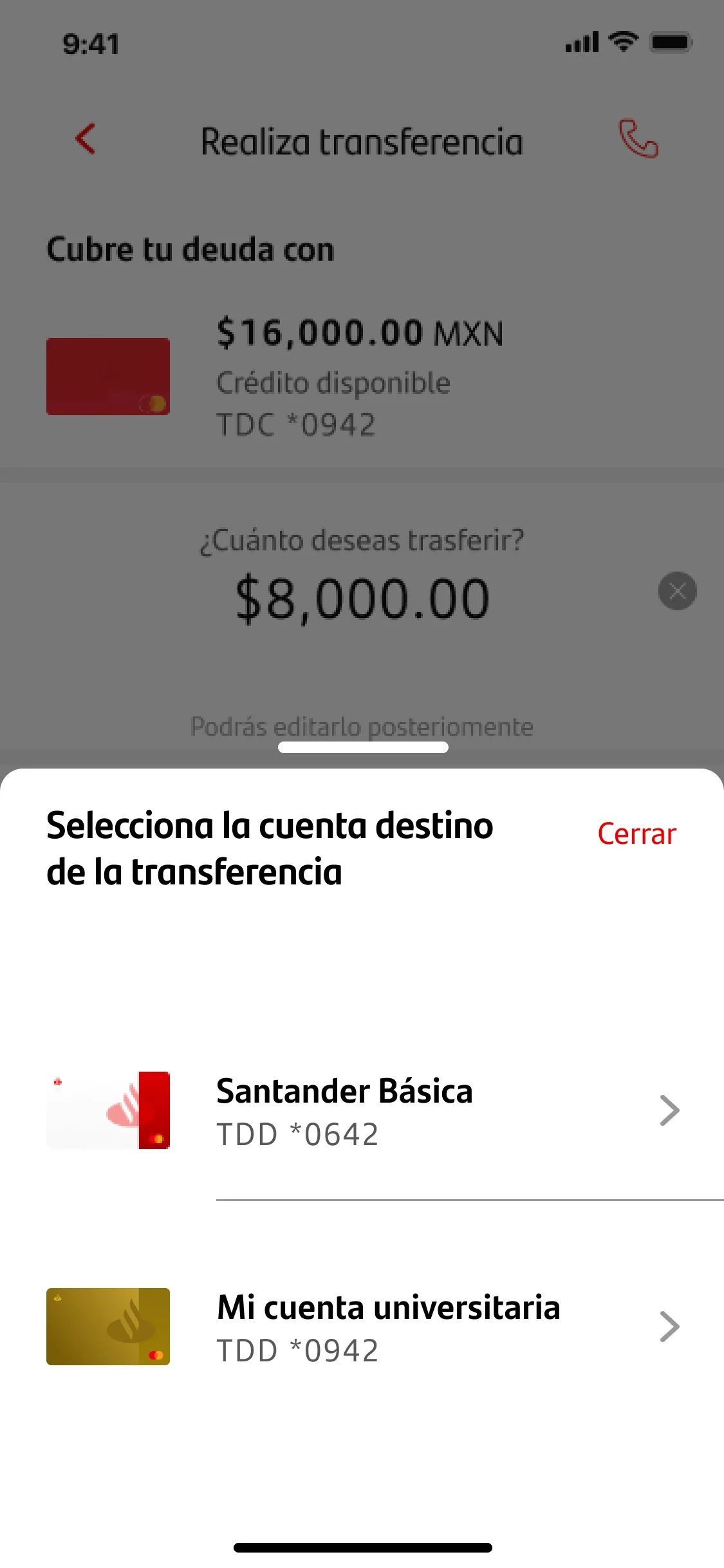 Bank selection